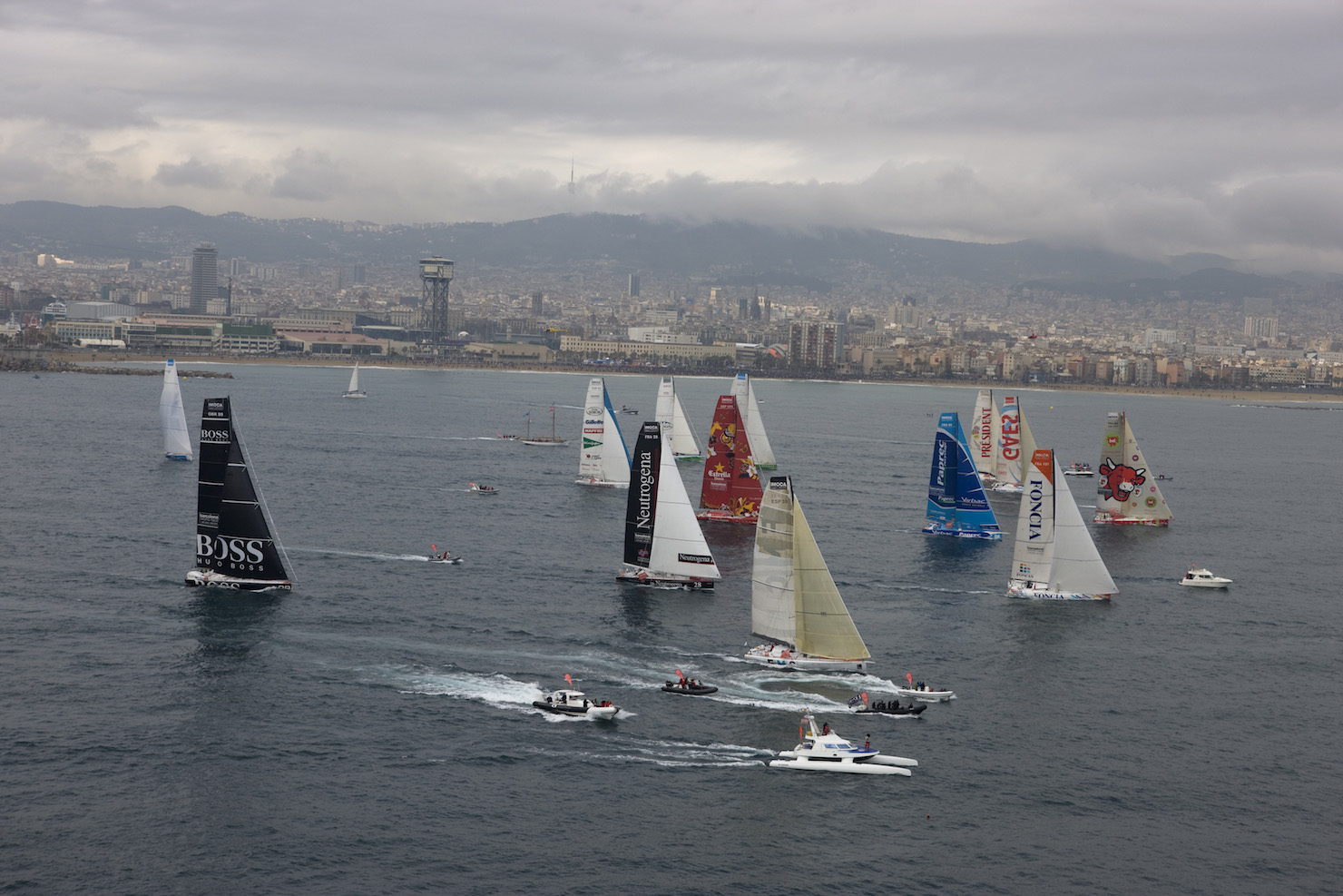 SAILING - BARCELONA WORLD RACE 2010-2011 - BARCELONA (SPA) - START