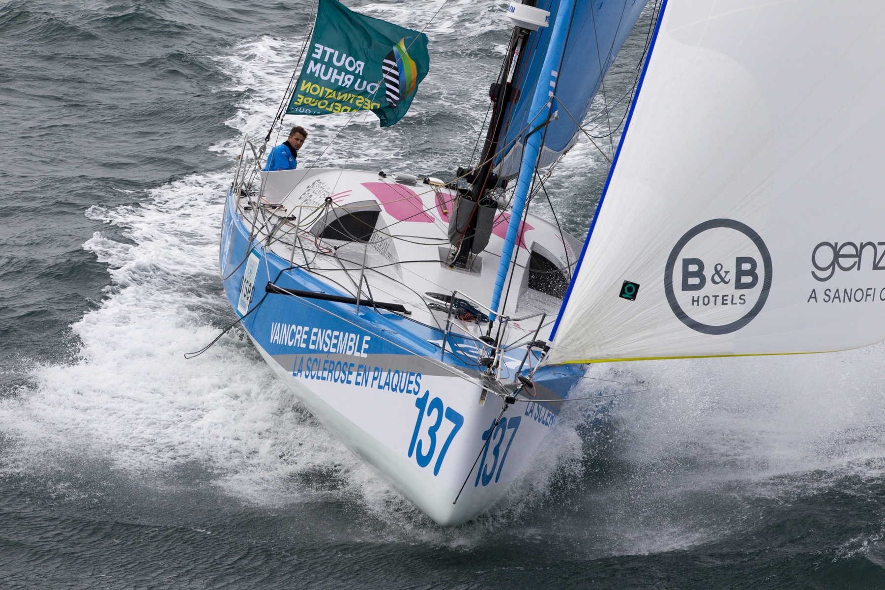 Thibault Camus Vauchel (Solidaires en Peloton) - Classe 40 - Route du Rhum Destination Guadeloupe - 23/10/2014