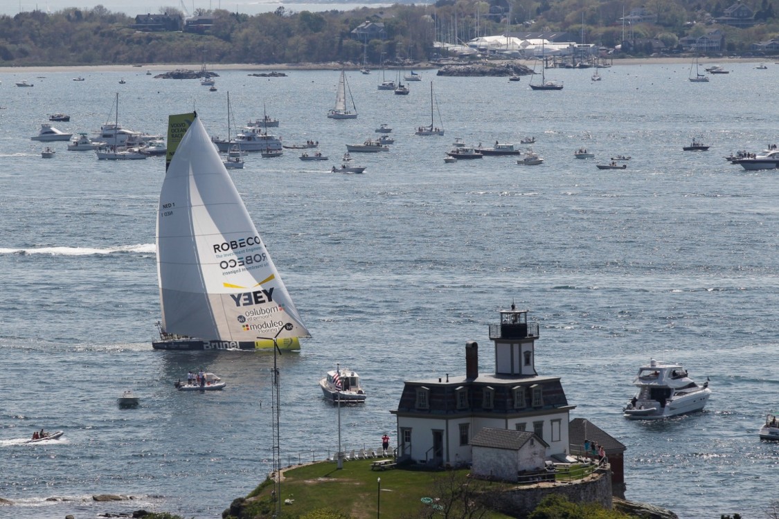 2014-15, VOR, Volvo Ocean Race, Race, Leg 7, Start, Newport, USA, Team Brunel