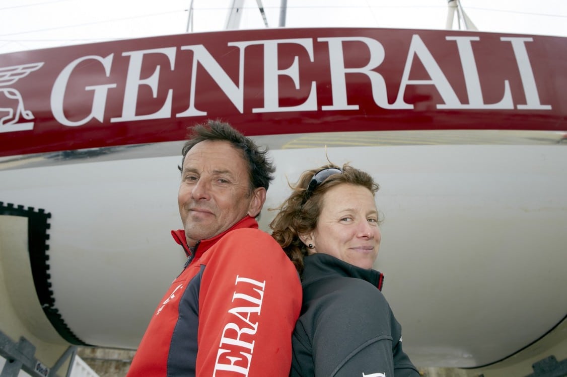 04-2015, OUTSIDE, LORIENT, FRANCE, GENERALI, SOLITAIRE DU FIGARO, MONOCOQUE, FIGARO BENETEAU II, ISABELLE JOSCHKE, GENERALI HORIZON MIXITE, ALAIN GAUTIER, GENERALI 40