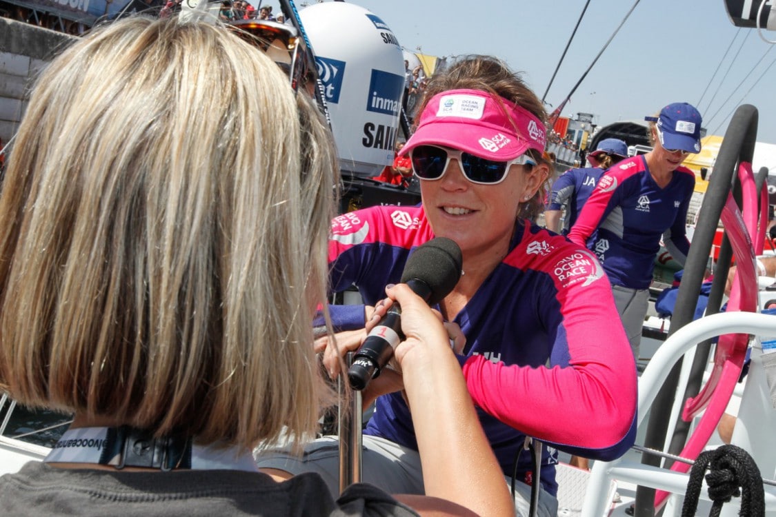 2014-15, Volvo Ocean Race, VOR, Lisbon, Inport, rib, dock in, Team SCA