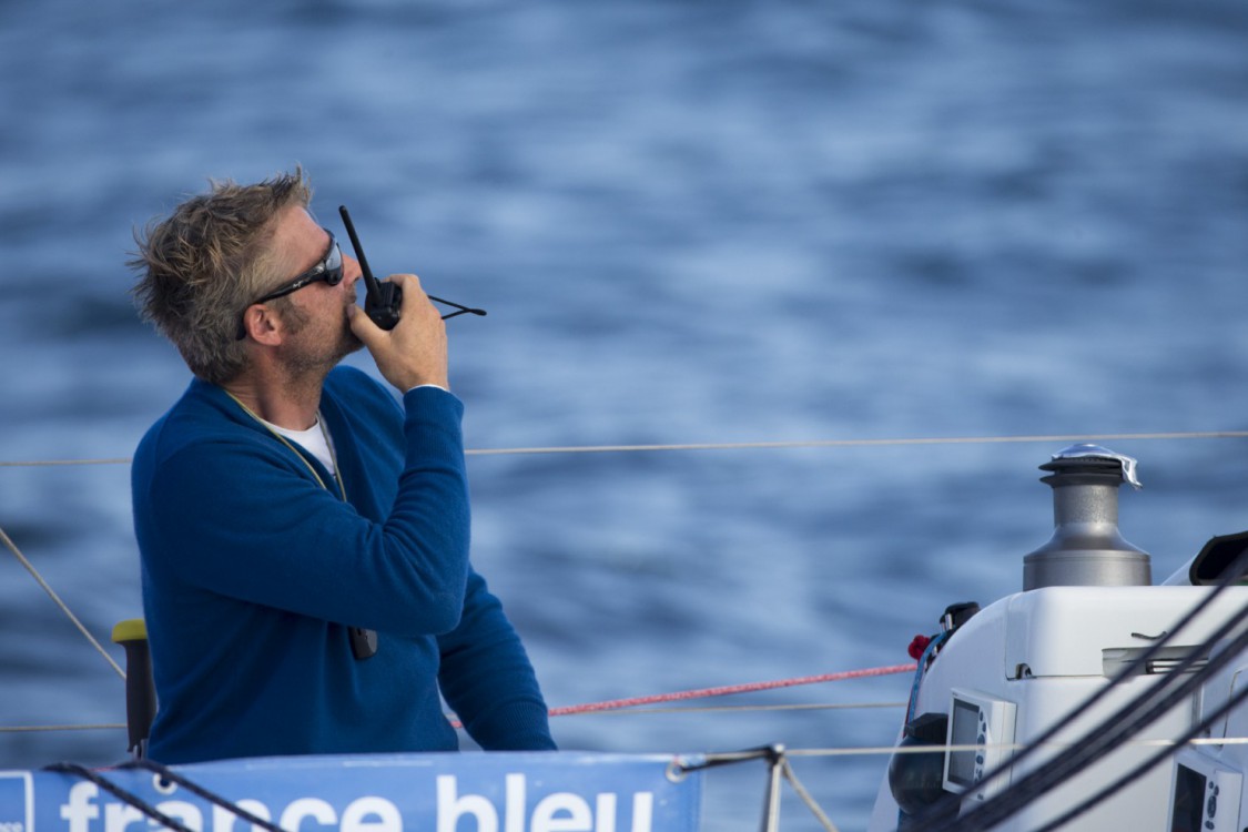 2015, ERIC BOMPARD, ETAPE 2, FIGARO, GROUPE QUEGUINER, LEUCEMIE ESPOIR, SOLITAIRE DU FIGARO 2015, VOILE, YANN ELIES