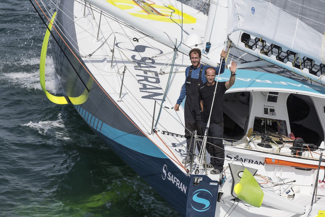 voile, classe imoca, class, 60 pieds, 60', monocoque, aout, entrainement, Bretagne, Sud, monohull, duo