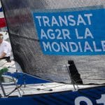 2016, ARRIVEE, ERWAN TABARLY, FIGARO, GEDIMAT, SAINT BARTHELEMY, THIERRY CHABAGNY, TRANSAT AG2R LA MONDIALE, VOILE