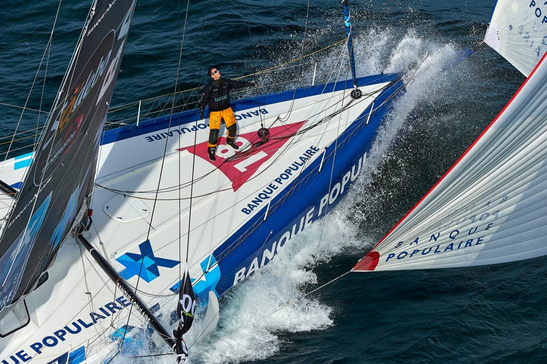 290316, ARMEL LE CLEACH, BANQUE POPULAIRE VIII, MONOCOQUE, MONOHULL, NAVIGATION, SAIL, SEA, TRAINING, VENDEE GLOBE