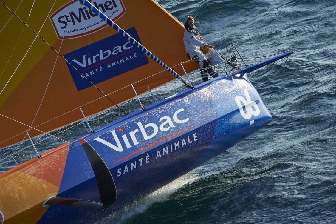 JEAN-PIERRE DICK, ST MICHEL-VIRBAC, IMOCA, FABIEN DELAHAYE, MONOCOQUE