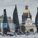 The Extreme Sailing Series 2016, St Petersburg, Russia, Multihull, Act5, Foiling, GC32, Catamaran