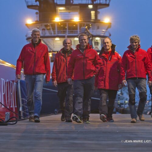 record, tentative, Decembre, tour du monde, circumnavigation, équipage, crew, Brest, trimaran, multicoque, multihull