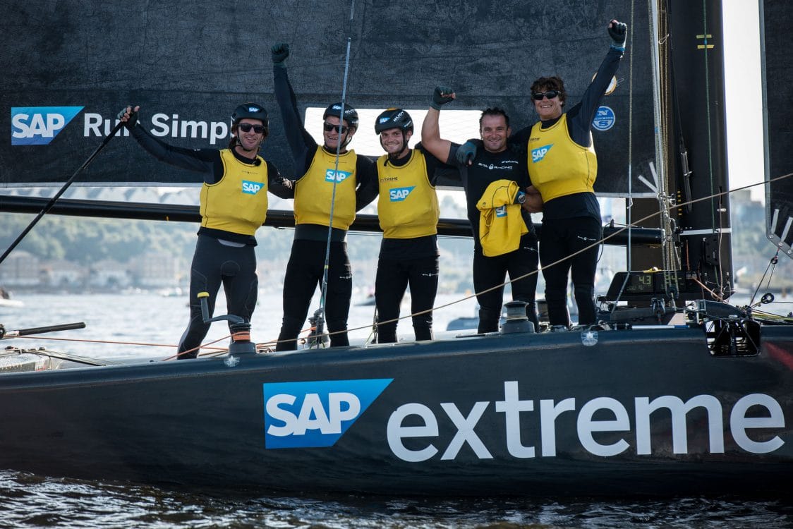 Cardiff, Day4, ESS, Extreme Sailing Series, GC32, SAP Extreme Sailing Team, Vincent Curutchet