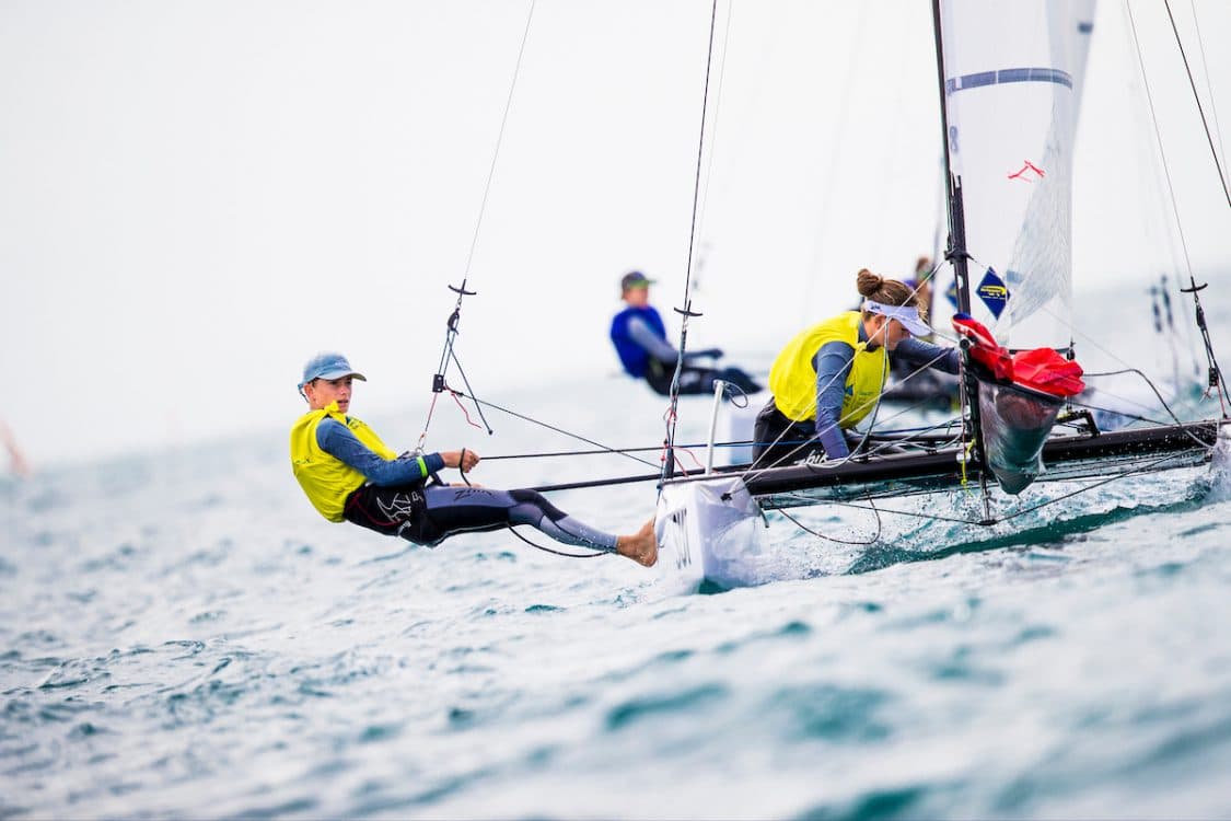 Nacra 15 Open, SUI Max Wallenberg Amanda Björk-Anastassov, Sailing Energy, World Sailing, Youth Sailing World Championship, Youth Worlds, classes