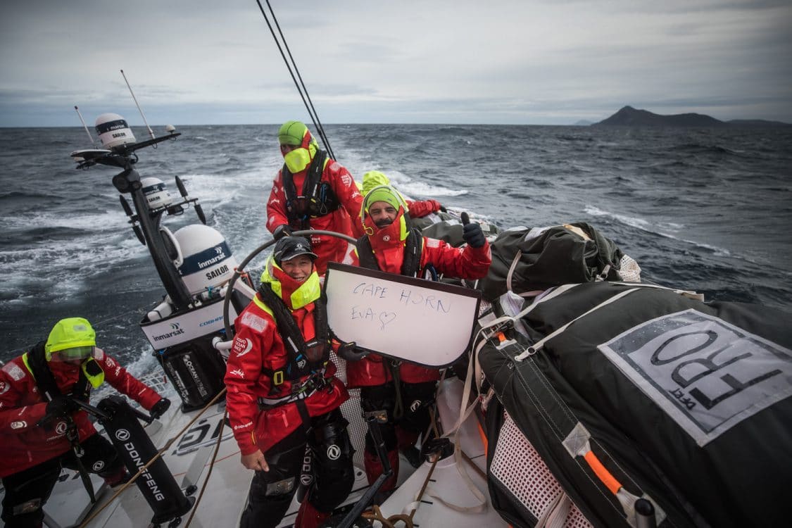 Cape Horn,Navigator,Leg 7,Fun,Carolijn Brouwer,Dongfeng,Pascal Bidegorry,2017-18,on-board,Crew member,Teams,Leg,Performance analysis and reserve sailor,Kind of picture