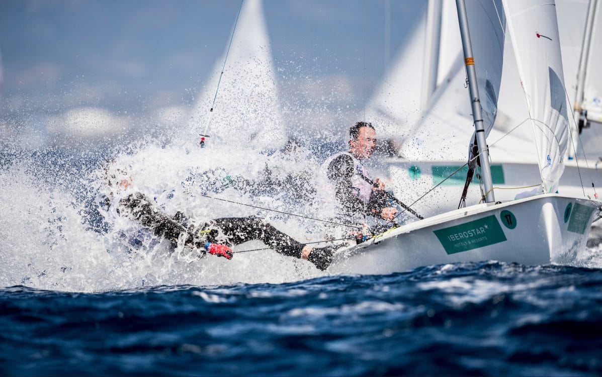 2018, 470 Men, FRA 17 470 Men FRA-79 Hippolyte MACHETTI Sidoine DANTÈS, Mallorca, Olympic sailing, Trofeo Princesa Sofia Iberostar